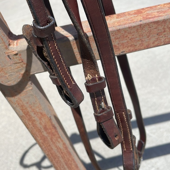 English show bridle and reins cob size - Picture 3 of 5